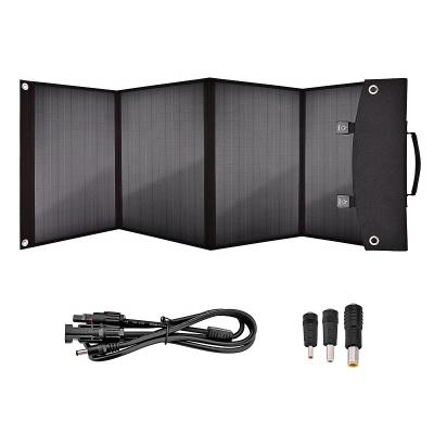 China Mobile Phone Charging Customized Large Power Solar Panel Charger 60w 12v 18v Portable Outdoor Solar Panel Charging Station for sale