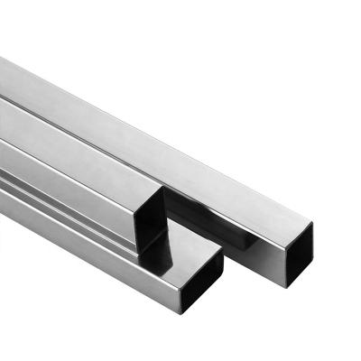 China Industry ASTM 316 2mm, 4mm, 6mm square stainless steel pipe for kitchen utensils for sale