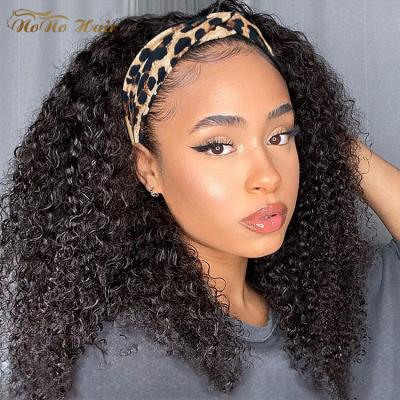 China Wholesale Good Quality Curly Curly Hair Band Wigs Curly Wig Headband Wigs For Black Woman for sale