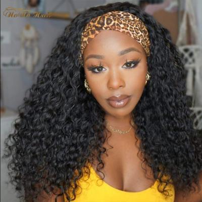 China Wholesale Good Quality Curly Curly Hair Band Wigs Curly Wig Headband Wigs For Black Woman for sale