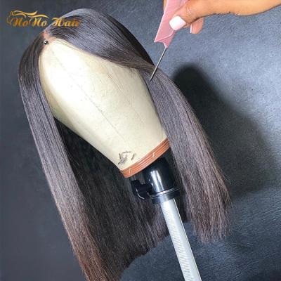 China Hot Selling Raw Indian Human Hair 13x6 Transparent Lace Frontal Wig HD Straight Hair Weave,Hair HD Lace Wig Vendors for sale