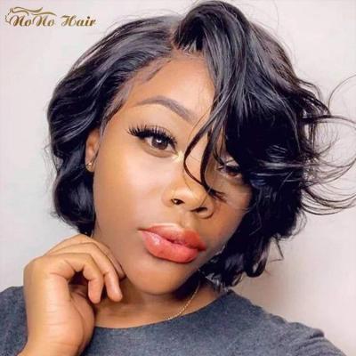 China Brazilian Swiss Bob Wig Lace Wig Style Natural Color Pixie Cut Pixie Cut Wig Hd T Short Straight Hair Weave New Design for sale