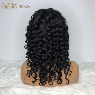 China Brazilian Water Wave Cuticle Aligned Hair Water Wave Wigs, Virgin Hair Lace Front Wig Cheap Price For Sale for sale