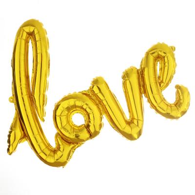 China Hot sale self-sealin foil balloon 42 inch LOVE balloons wedding and party decoration supplies LOVE balloons gift toy for sale