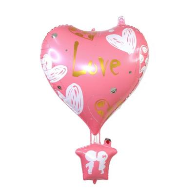 China Brithday Decor /WeedingParty/Gifts Air Balloon Decoration Party Wedding Decoration 22inch 4D Heart Hot Air Balloons for sale