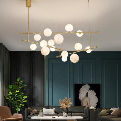 China Modern Artistic Simple Geometric Chandelier Pendant Lamp for sale