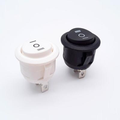 China SHUYI AC 125V/250V 4 pin mini round carling electrical equipment led electric heater switch rocker switch for sale