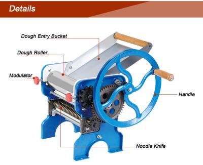 China Hotels 180-4FXZC Noodle Pasta Pasta Machine Manual Dough Kneading And Cutting Machine for sale