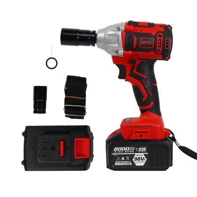 China 21V Stainless Steel Impact Wrench Wheel Spanner Cordless Brushless Electric Wrench for sale