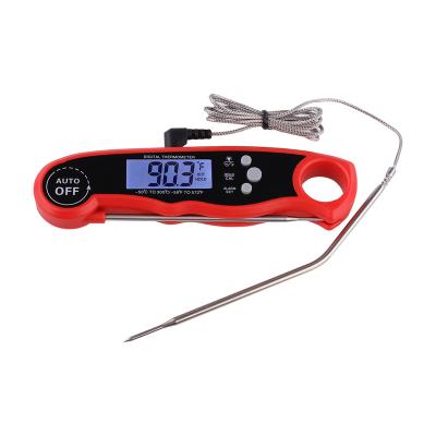 China 2019 Newest Double-probe Grill Thermometer Digital Meat Thermometer for Indoor and Outdoor Use with Alarm Function for sale