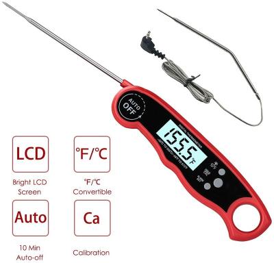 China 2 PROBE Meat Thermometer Candy Grill Dual Probe Digital Barbecue Cooing Meat Thermometer for sale