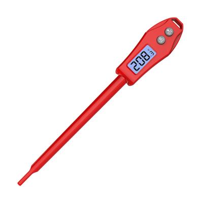 China 2022 Waterproof Kitchen Thermometers Digital Meat Candy Milk Thermometer With Long Stainless Steel Probe for sale