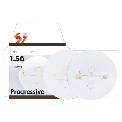 China Progressive 1.56 Progressive Dangyang HMC Optical Lenses Spectacle Lens Manufacturers Progressive Nits Optics for sale