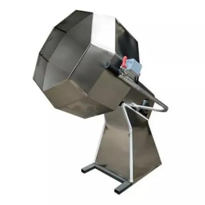 China Commercial catering Octagonal peanut flavoring coating machine Fried food potato chips snacks seasoning machine pet food fish feed mixing machine for sale