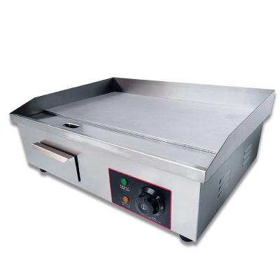 China Restaurants Strongsen Fast Food Kitchen Equipment Commercial Restaurant Electric Griddle with Flat Plate for sale