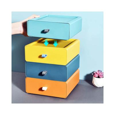 China Mini Desktop Drawer Organizer Small Cheap Minimalist Parts Plastic Storage Box With Drawers for sale