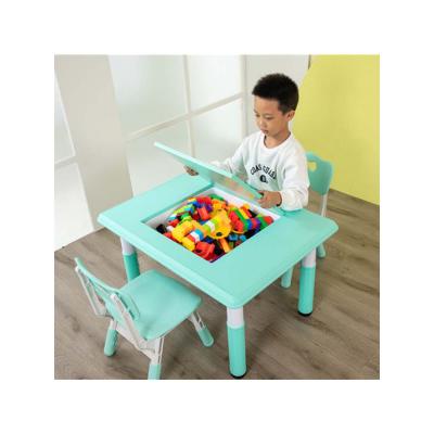 China Children's Kids Children's Study Table Plastic Kids Study Table And Game Chair for sale