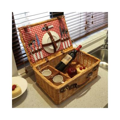 China Art Decor Wholesale Gift Picnic Basket Rope Wicker no handle manufacturers for sale for sale