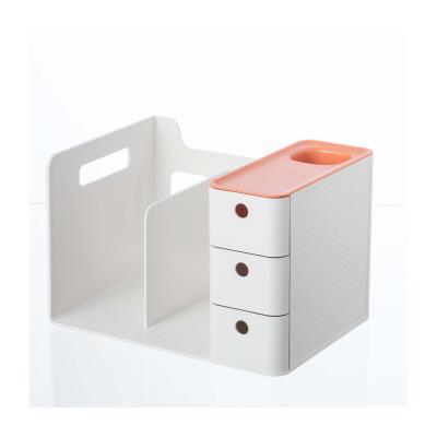 China Minimalist Type Office Multi-home Book Storage Rack File Storage Rack Office Drawer Desktop Storage Box for sale