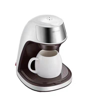 China Hotel Mini Drip Home Coffee Machine 0.75L 6cups Black Electric Coffee Maker for sale