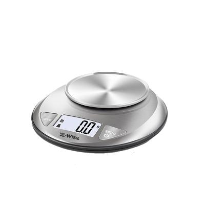 China Safe Touch 5kg 2L Bowl Stainless Steel OEM CE Rohs Factory Price Electronic Digital Nutrition Food Weighing Kitchen Scale for sale