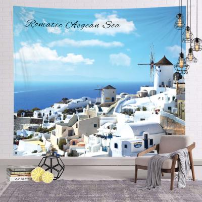 China Minimalist Customized Design Digital Printing Live Room Background Tapestry Tapestry Web Wall Hanging Picture Tapestry for sale