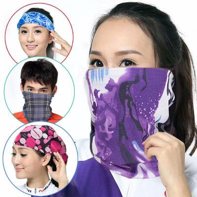 China Multifunctional Colorful Headwear Tubular Seamless Bandana Sports Scarf Polyester Headbands Custom Logo Print Polish Neck Scarf for sale