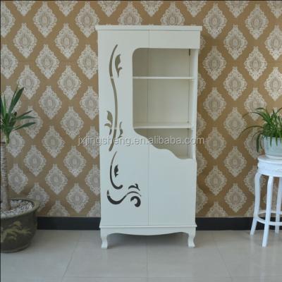 China Latest Solid Wood Bedroom Furniture Wardrobe Cabinet Rustic Wardrobe for sale