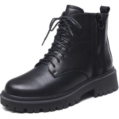 China Fashion Trend Martin Boots British Style Autumn And Plush Thin Unique Heavy Soft Martin Short Boots Winter 2022 New for sale