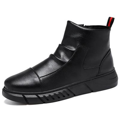 China Wholesale Original Tendon Bottom Fashion Trend Beef Men's Wear-Resistant Martin High Top Rejects Fashionable Men's Machining Shoes for sale