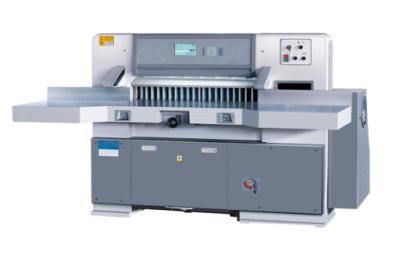 China Guillotine Paper Cutter 1640mm with hydraulic system and Omron PLC Programm control system for sale