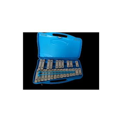 China Silver Color Notes Children'S Portable Educational Toys Fine Production Glockenspiel 25 Blue Notes for sale