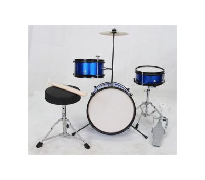 China Wholesale Portable Assembly 12*9/8*4.5/8*3.5 Tone Stitching Color Style Children's Electric Real Drum Kit for sale