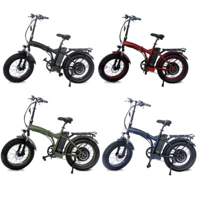 China Low Price 1000w China Aluminum Alloy Folding Electric Bicycle 48v Folding E Bike 20