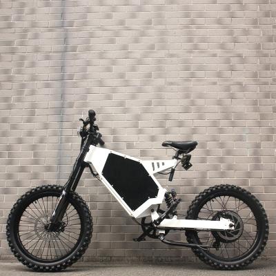 China New 2021 65km/h Steel Bicycle 60v 4000w Fast Speed ​​Electric Mountain Bike Electric Dirt Bike Enduro Ebike for sale