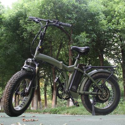 China High Quality 48v Aluminum Alloy 1000w 20 Inch Fat Tire Snow Folding Full Suspension Electric Bicycle Beach Ebike For Adults for sale