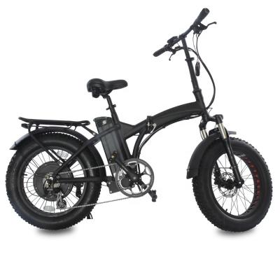 China Aluminum Alloy China Fat Tire Folding E Bike 1000w Cycle Foldable City Bicycle Snow Beach Electric Bike For Adult for sale