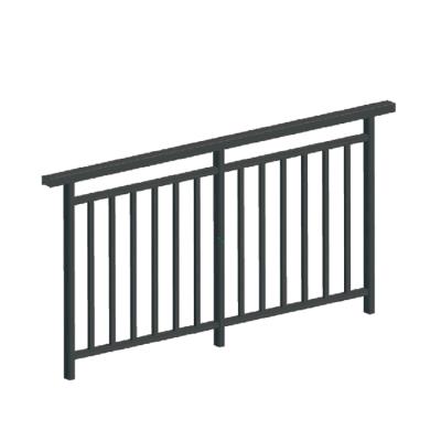 China Custom Colored Aluminum Balcony Balustrade Framing Glass Balustrade Profile for sale