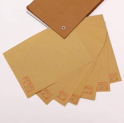 China Recyclable 210g To 480g Factory Supply Stored Brown Kraft Paper Kraft Paper for sale