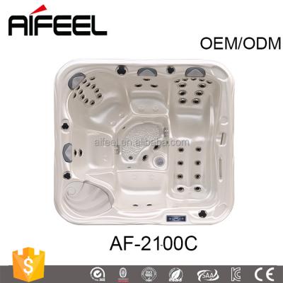 China Eco-friendly Japanese Video Outdoor Endless Acrylic Fiberglass Pool Spa Sex Massage Hot Tub New Product Hot Tub for sale