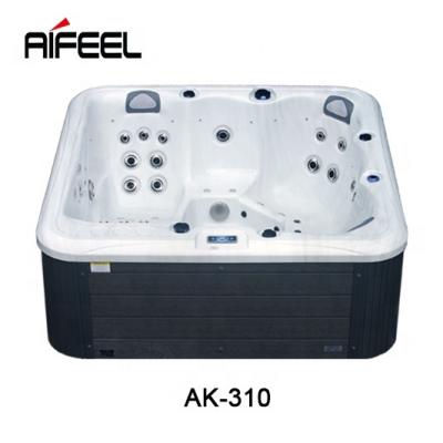 China Freestanding Hydrotherapy Massage Bath Outdoor Spa Bath Jaccuzi Hot Tub for sale