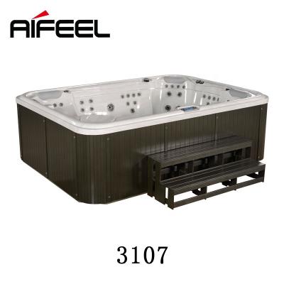 China Eco - Friendly Sex Spa Family Porcelain Hot Tub Plastic Cover for sale