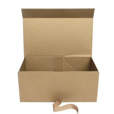 China Recycled Material Flip Automata Production Full Bow Folding Cosmetics Box Creative High-end Gift Box Folding Cartons for sale