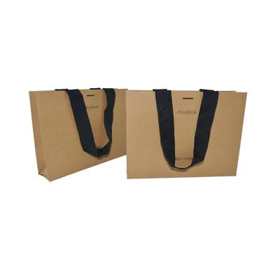 China Multicolor Recyclable And Biodegradable Recyclable Shopping Bag Kraft Paper Gift Offset Printing Drawstring Party Packaging for sale