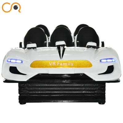 China Jishi Arcade Game 9D VR Cinema 360 Degree Helmet 6 Seats 0.8KW 6 seats for sale