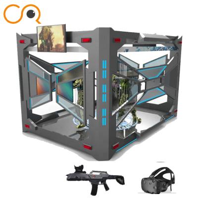 Cina Jishi Multiplayer VR Shooting Simulator 9D Flight Game Experience Center in vendita