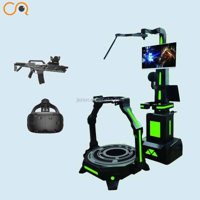 중국 VR walker Virtual Reality Treadmill 9d 360 Degree View VR Treadmill Simulator Shooting Game Machine 판매용