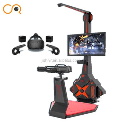 중국 Jishi 9D VR Shooting Simulator Galting With VR Games JS-QZ001 1*2.2*2.4m 900w 판매용