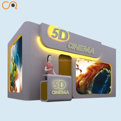 China Motion Simulator Mobile Cinema Truck 5D Cinema Hydraulic System 5d 9d Cinema for sale