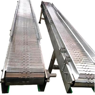 China Heat Resistant Bottle Chain Conveyor Stainless Steel Table Top Chain Conveyor for sale